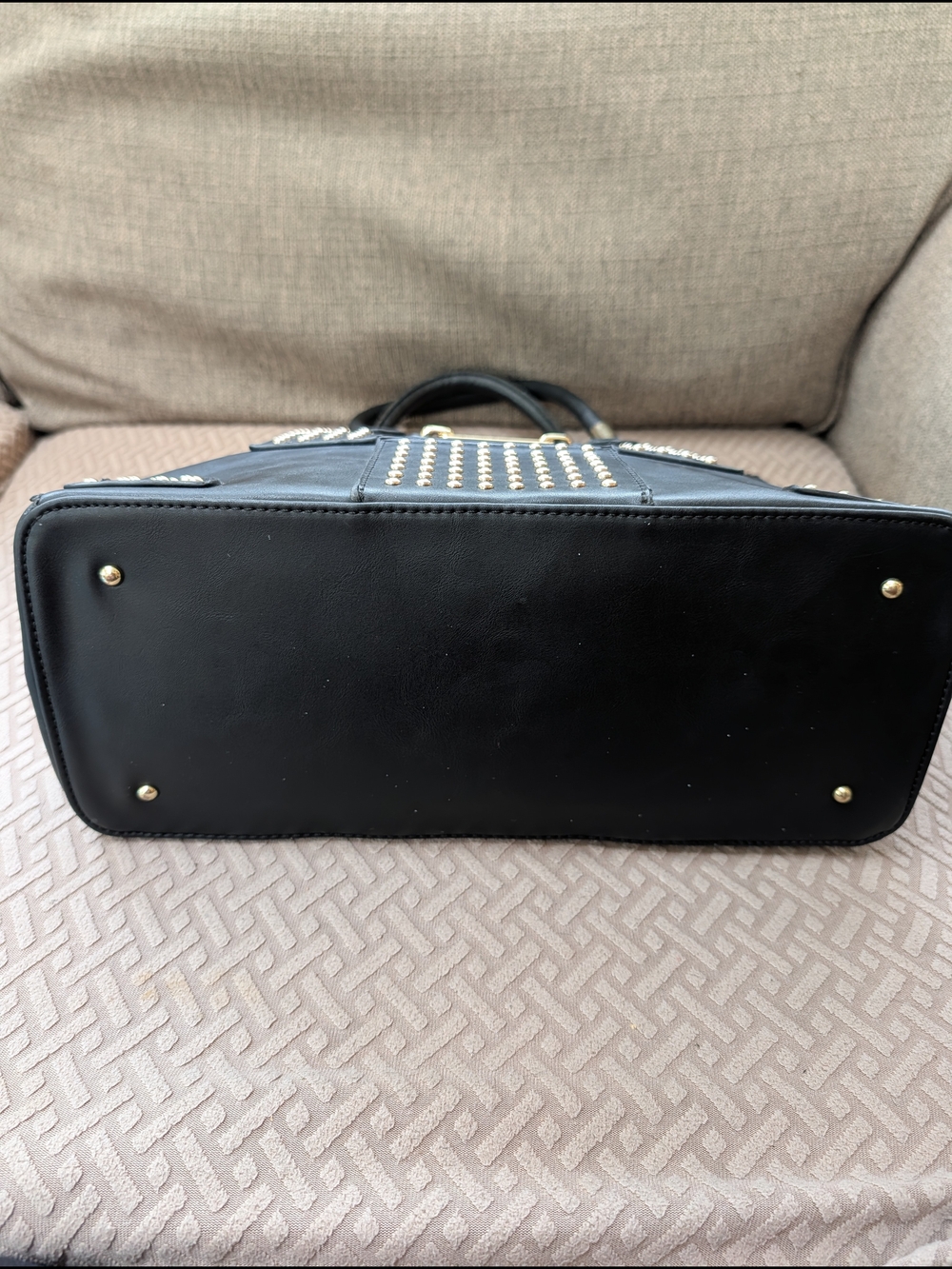 V1969 (Versace 1969 Abbigliamento Sportivo SRL Milano Italia) Studded Bag EUC - Picture 5 of 12